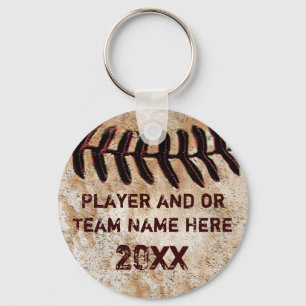 CHEAP PERSONALIZED Baseball Team Gifts JOUW TEKST Sleutelhanger