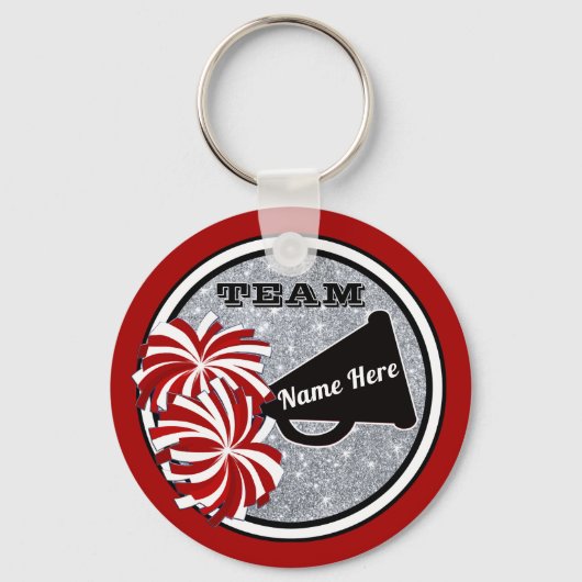 Cheap Personalized Cheerleading Gifts and Coaches Sleutelhanger (Voorkant)