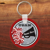 Cheap Personalized Cheerleading Gifts and Coaches Sleutelhanger (Voorkant)