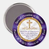 Cheap Personalized, Church Gift Ideas, Church Chur Magneet (Voorkant / Achterkant)