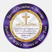 Cheap Personalized, Church Gift Ideas, Church Chur Magneet (Voorkant)