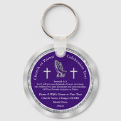 Cheap Personalized Church Jubileum Souvenirs Sleutelhanger (Voorkant)