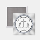 Cheap Personalized Church Magnets BULK of Buy One Magneet (Voorkant / Achterkant)