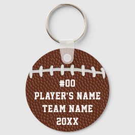 Cheap Personalized Football Giften voor spelers BU Sleutelhanger