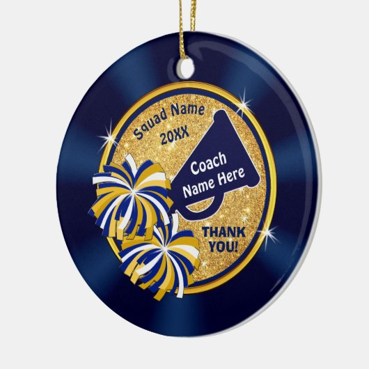 Cheap Personalized, Gift for Cheer Coach, Cheer Keramisch Ornament (Links)