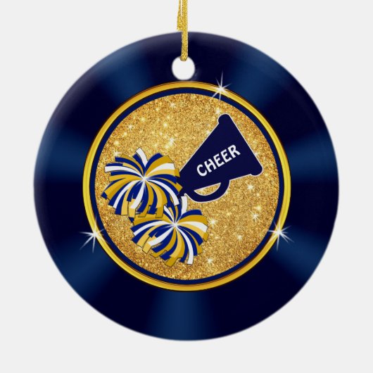 Cheap Personalized, Gift for Cheer Coach, Cheer Keramisch Ornament (Achterkant)