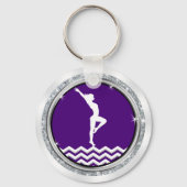 Cheap Personalized, Gymnastiek Gifts, Gymnastiek Sleutelhanger (Achterkant)