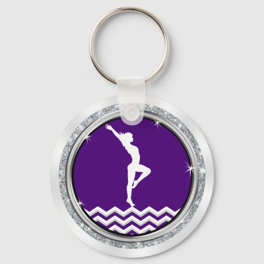 Cheap Personalized, Gymnastiek Gifts, Gymnastiek Sleutelhanger (Achterkant)