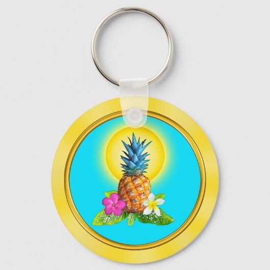 Cheap Personalized Hawaiian Party Favors Sleutelhanger (Achterkant)