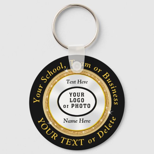 Cheap Personalized Keychains in BULK in Om het eve Sleutelhanger (Voorkant)