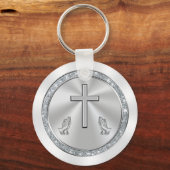 Cheap Personalized Religious Party Favors, liefdev Sleutelhanger (Achterkant)