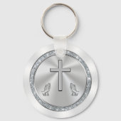 Cheap Personalized Religious Party Favors, liefdev Sleutelhanger (Achterkant)