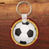Cheap Personalized Soccer Team Gifts for Girls Sleutelhanger (Achterkant)