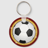 Cheap Personalized Soccer Team Gifts for Girls Sleutelhanger (Achterkant)