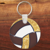 Cheap Personalized Volleyball Gifts for Coaches Sleutelhanger (Achterkant)