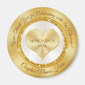 Cheap Personalized Wedding Favors in BULK of Buy 1 Magneet (Voorkant)