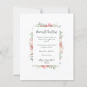 Cheap Photo Classic Merriest Christmas Poinsettias (Achterkant)