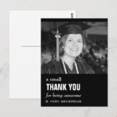 Cheap Photo Graduation Thank You Card Briefkaart (Voorkant / Achterkant)