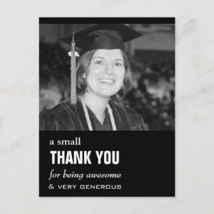 Cheap Photo Graduation Thank You Card Briefkaart