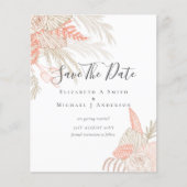 CHEAP Photo Save Dates PAMPAS GRASS Terracotta (Voorkant)