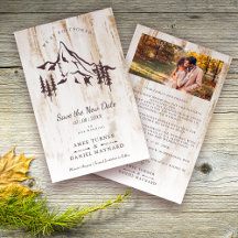 Cheap Postponed Wedding Mountain Boho Arrows