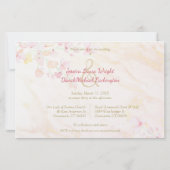 Cheap Romantic Elegant Wildflower Branches Weddens (Achterkant)