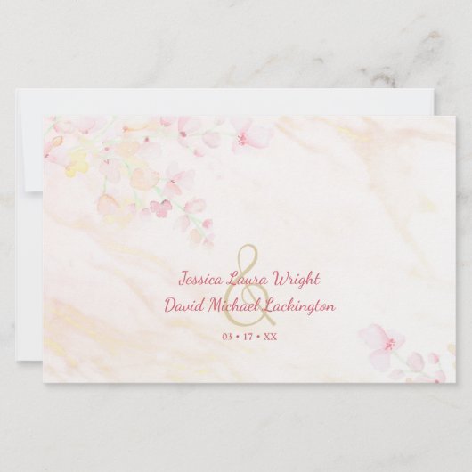 Cheap Romantic Elegant Wildflower Branches Weddens (Voorkant)