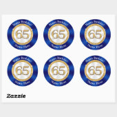 Cheap Sapphire Blue, 65th Birthday Sticker (Vel)
