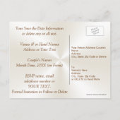 Cheap, SAVE the DATE 50th Wedding Jubileum, Aankondigingskaart (Achterkant)