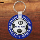 Cheap, Soccer Party Favors Ideeën, gepersonaliseer Sleutelhanger (Voorkant)