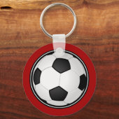 Cheap Soccer Party Favors, Personalized Soccer Sleutelhanger (Achterkant)