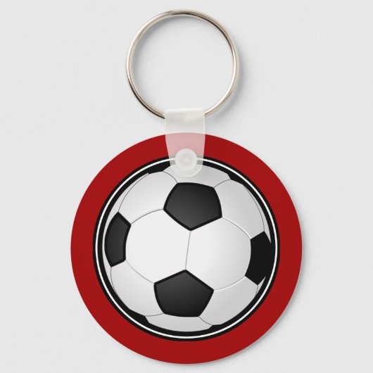 Cheap Soccer Party Favors, Personalized Soccer Sleutelhanger (Achterkant)