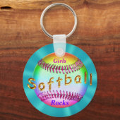 Cheap Softball Gifts for Girls, Softball Gift Bag Sleutelhanger (Voorkant)
