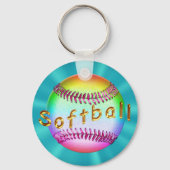 Cheap Softball Gifts for Girls, Softball Gift Bag Sleutelhanger (Achterkant)