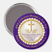 Cheap, Souvenir Ideeën voor Jubileum van de kerk, Magneet (Voorkant / Achterkant)