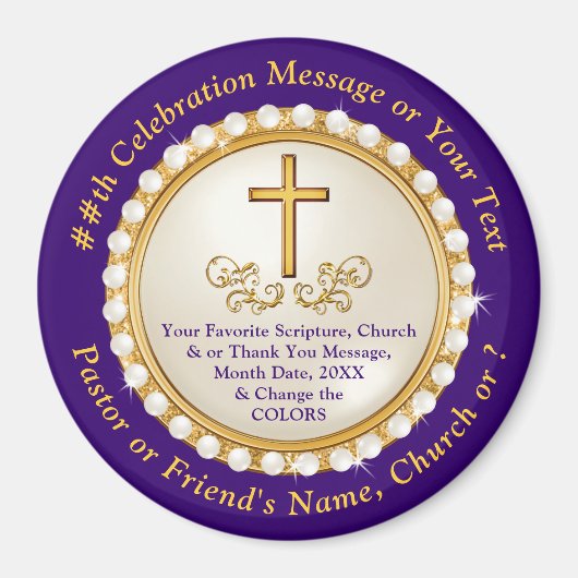 Cheap, Souvenir Ideeën voor Jubileum van de kerk, Magneet (Voorkant)