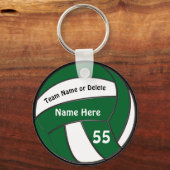 Cheap Specialized Green Volleyball Gifts Sleutelhanger (Achterkant)