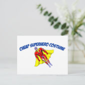 Cheap Superheld Costume Briefkaart (Staand voorkant)