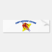 Cheap Superheld Costume Bumpersticker (Voorkant)