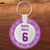 CHEAP Volleyball Sleutelhangers BULK MET NAAM, NUM (Voorkant)