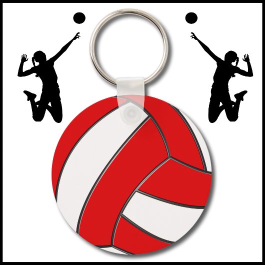 Cheap Volleyball-Sleutelhangers in uw kleuren en t Sleutelhanger