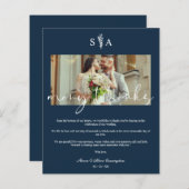 Cheap Weddenschap Foto Botanische Initialen Veel B (Voorkant / Achterkant)