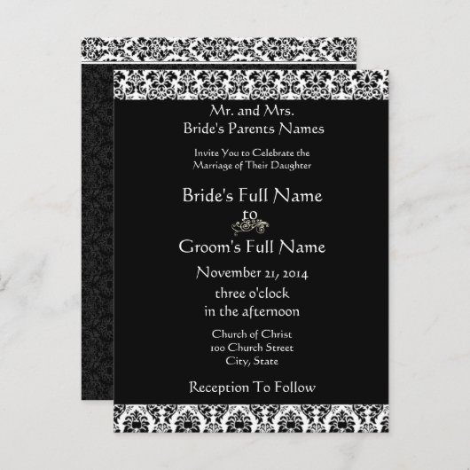 Cheap Wedding Briefkaarten (Voorkant / Achterkant)