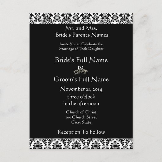 Cheap Wedding Briefkaarten (Voorkant)