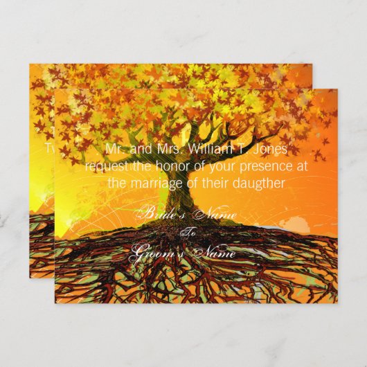 Cheap Wedding Briefkaarten (Voorkant / Achterkant)