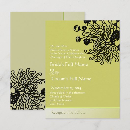 Cheap Wedding Briefkaarten (Voorkant / Achterkant)