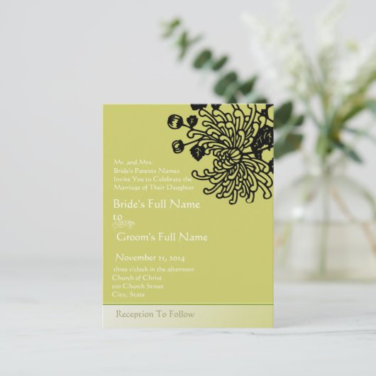 Cheap Wedding Briefkaarten (Staand voorkant)