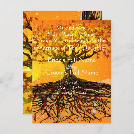 Cheap Wedding Briefkaarten (Voorkant / Achterkant)