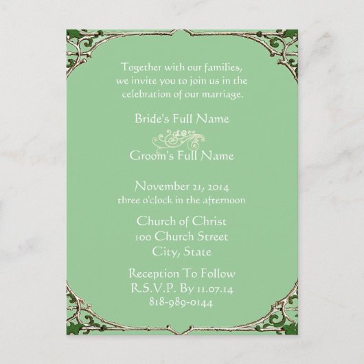 Cheap Wedding Briefkaarten (Voorkant)