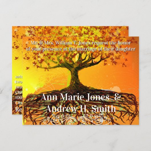 Cheap Wedding Briefkaarten (Voorkant / Achterkant)